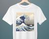 Die Große Welle vor Kanagawa, Hokusai Gemälde, Unisex T-Shirt, Kunst T-Shirt, Welle, Geschenk für Sie, Geschenk für Ihn, Geschenk für Kunstliebhaber