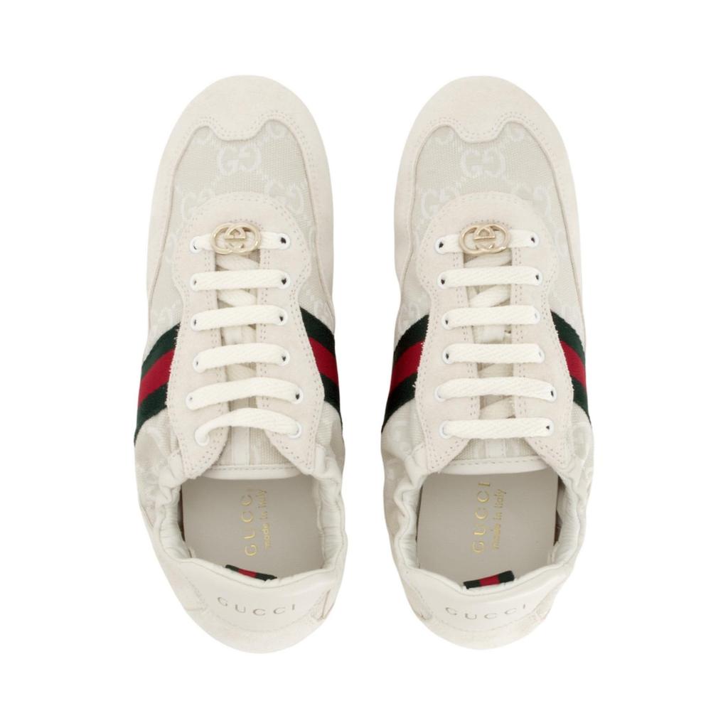 Gucci Wmns Shift Sneaker 'Off White Green Red' Women's 857963 AAF2F 9163