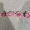 Peach Blossom Flower Car Small Hook Paste Style Car Hanging Hook Cartoon Car Hooks  Women Girl