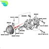A/C AC Compressor Clutch Pulley For Toyota Reiz MARK X GRX13 2009- 88320-3A300 883203A300