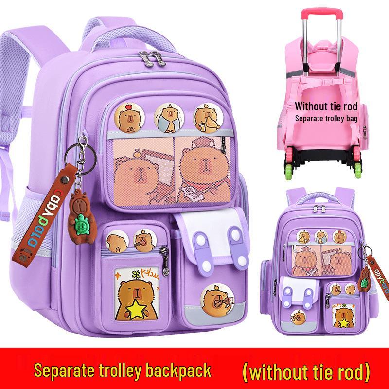 Large Capacity Trolley Schoolbags for Grades 2, 3 & 6 – Lightweight Backpacks for Kids