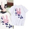 Tamako Market Kitashirakawa Tamako Graphic T-shirt Vintage Washed Iyashikei Anime Merch Harajuku Unisex Oversized Short Tee Tops