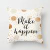 Pillowcase Luxury Gold Decorative Cushion Cover Home Sofa Pillowcase Home Decoration