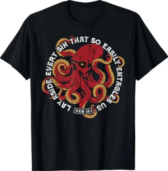 

Lay Aside Every Sin That So Easily Entangles Us T-Shirt S