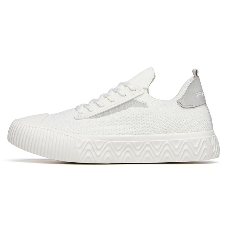 

Anta Casual Breathable Low top Skateboard Shoes Women s Ivory White Gray 122228062-1 40
