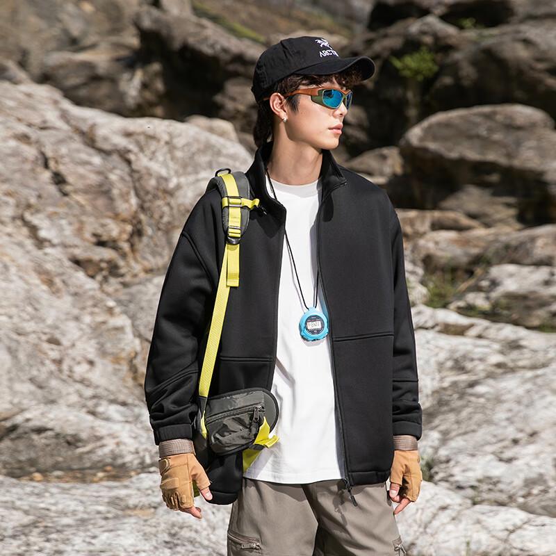 Wassup Sohot Men's Casual Zip-Up Jacket