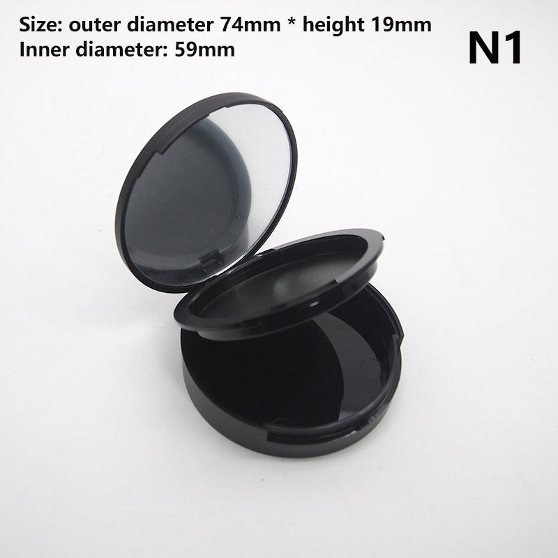 Пустая Банка Банка Макияж Прессованная Пудра Косметический Контейнер Банка Портативный - Многоцелевая Банка для Макияжа с Зеркалом 1