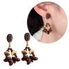 Trendy Coffee Bean Studs Earrings Comfortable Dangle Earrings Accessory Fashion Ethnic Style Jewelry for Coffee Lovers