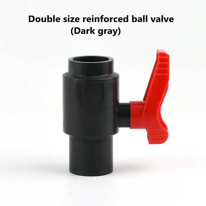 1PC 20-63mm PVC Ball Valve Dual Purpose Valve Plastic Switch Garden Irrigation Fish Tank Accessories Water Supply Pipe Joint