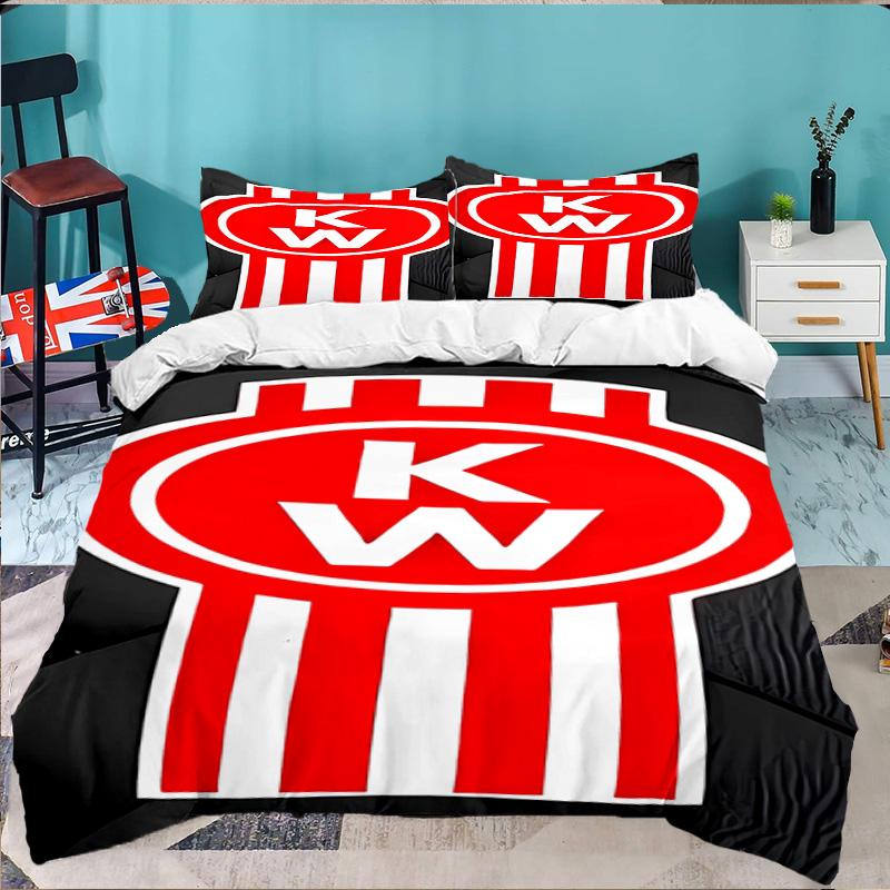 3PCS Ken Truck Bedding Set,Including 1pc Duvet Cover And 2pcs Pillowcases Perfect for Bedroom, Dormitory, Large Size Fan Christmas Gift