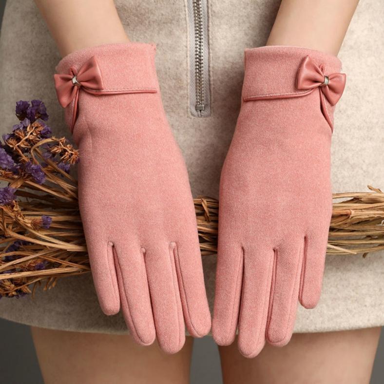 Winter Gloves Warm Touch Screen Riding Windproof Internal Plush Warm Catch Velvet Gloves Fashion Women Outdoor Gloves