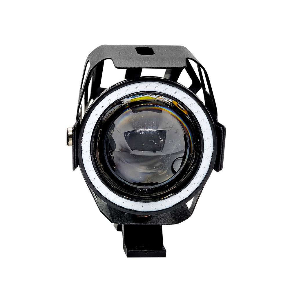 U7 LED Motorcycle Headlight with Devil Eye Laser and Strobe Feature