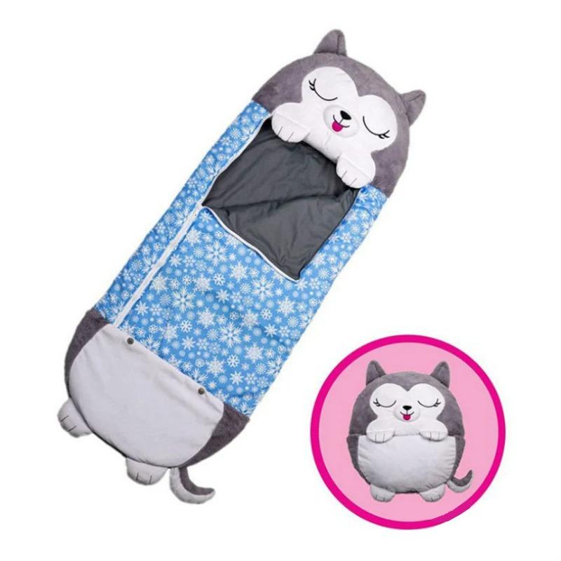 Children's Cartoon Sleeping Bag Pillow Birthday Gift Kids Comfy Plush Warm Sleepy Sack Animal Boys Girls Soft Sleepsack