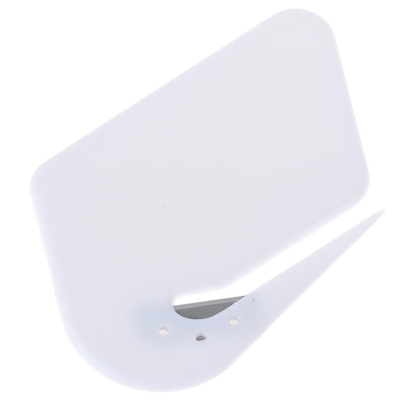 1Pc Plastic Mini Letter Knife Mail Envelope Opener Safety Paper Guarded Cutter