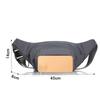 Waterproof Waist Pack Crossbody Chest Bag Large Capacity Sports Phone Holder with Anti-Theft Pockets for Men Women