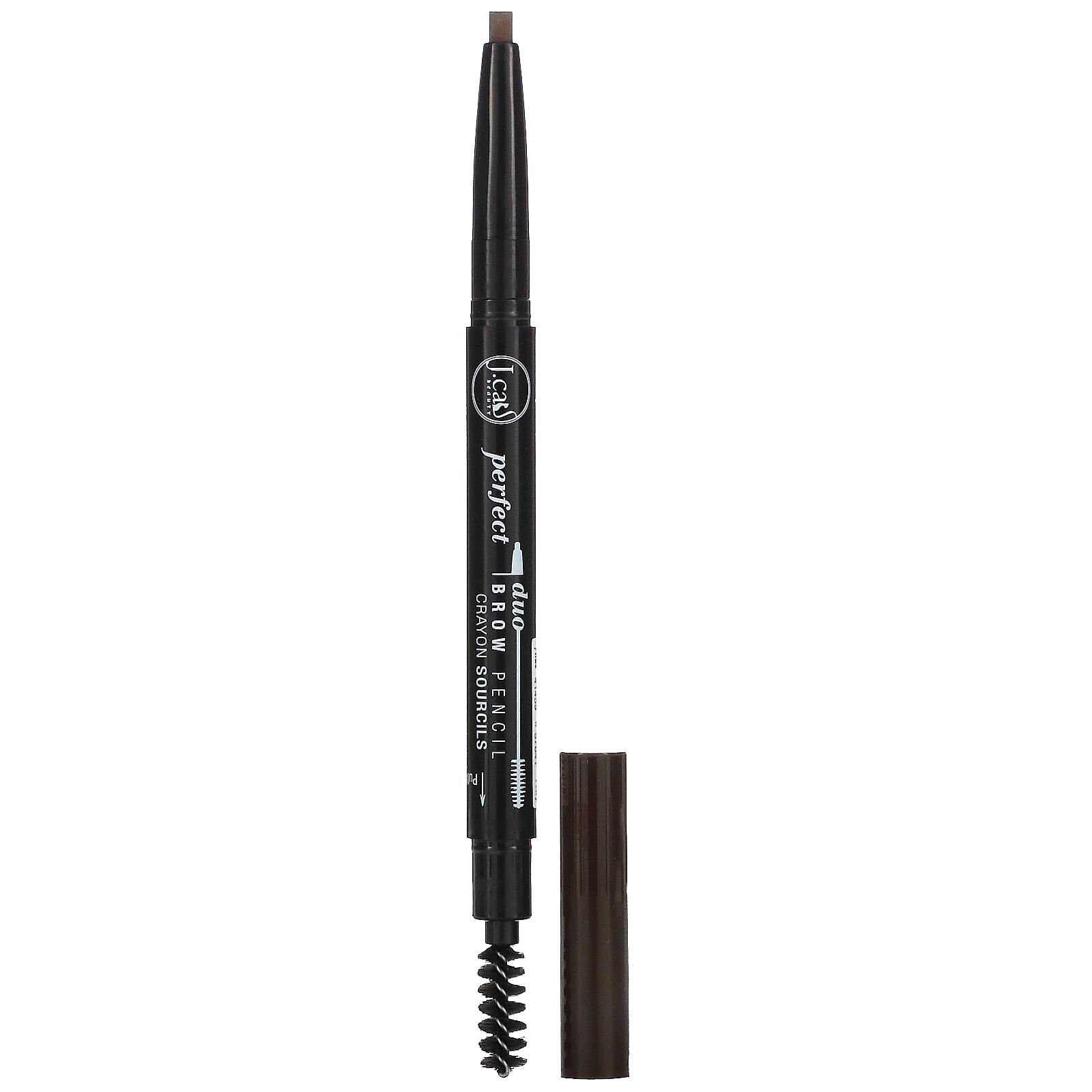 

J.Cat Beauty, Perfect Duo Brow Pencil, Bdp107 Dark Brown, 0.25G(0.009Oz)