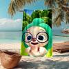 Pinkfong Fashion Beach Towel: Ideal for Summer Adventures Soft, Absorbent and Quick Drying Suitable for Swimming and Bathing