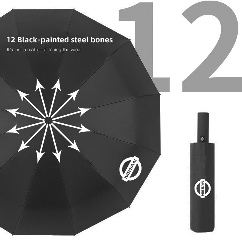 Car Interior Accessories Car Folding Umbrella Portable For Nissan Qashqai J10 J11 Navara Juke GTR 350z Patrol Leaf X-trai