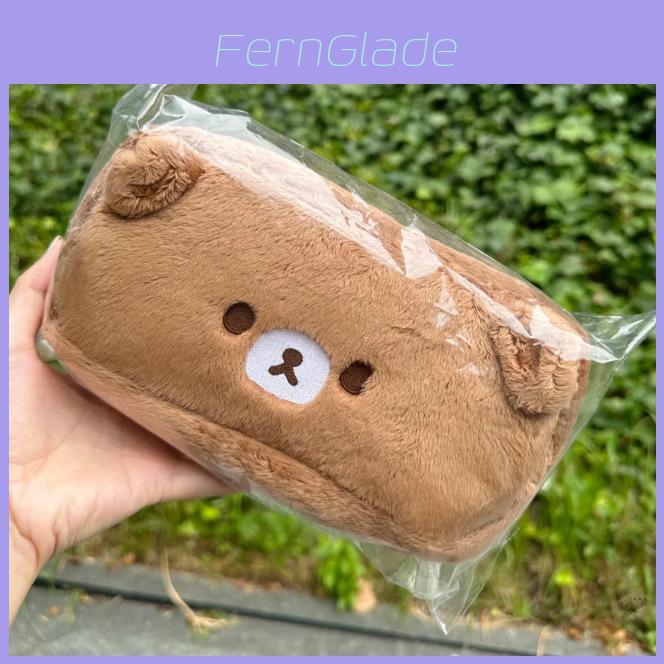 Rilakkuma Federmäppchen Plüschmaterial Niedlich Minimalistisch Aufbewahrung Für Schüler