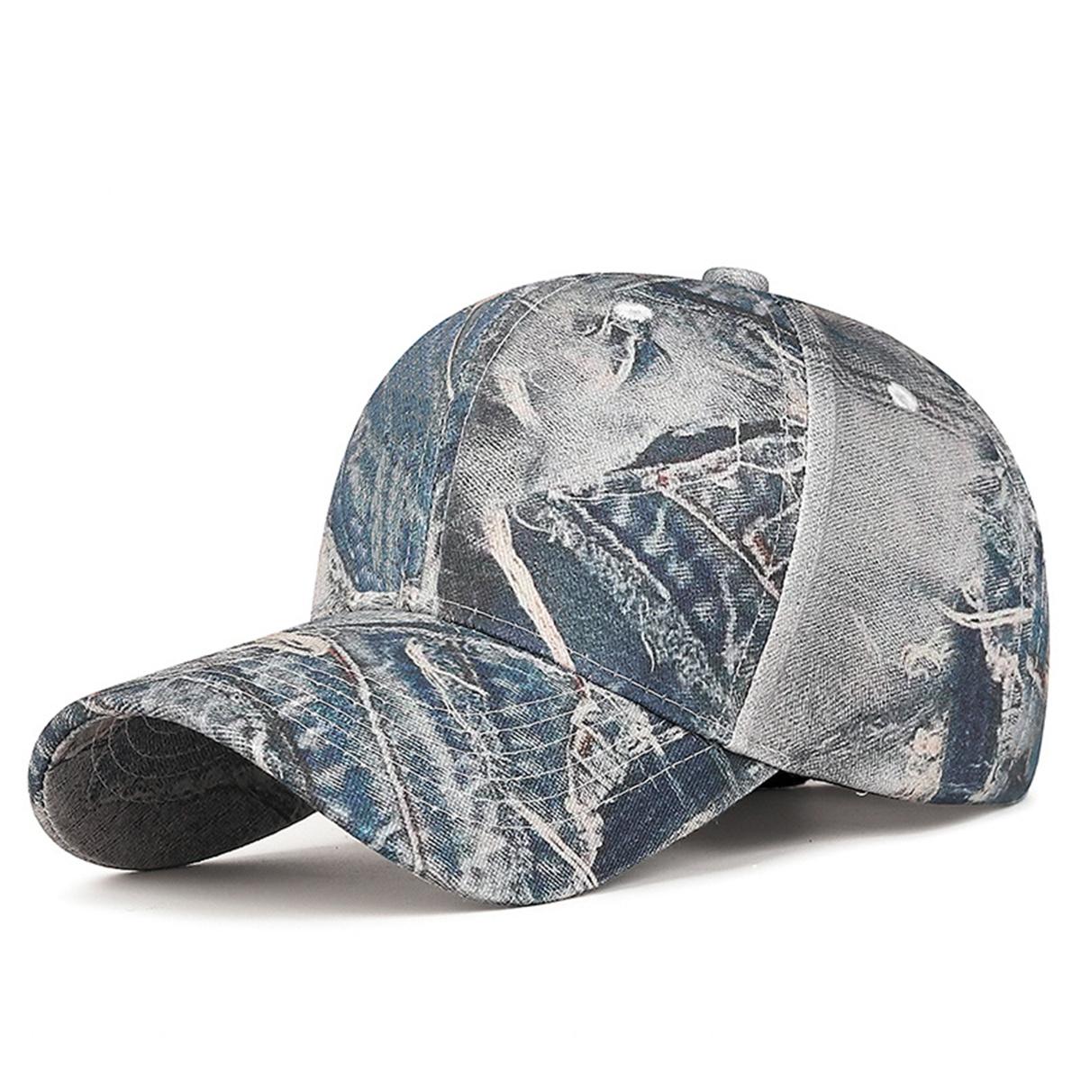 

Модный стиль ретро потертая ковбойская бейсболка для мужчин и женщин для отпуска солнцезащитный козырек граффити утиный клюв шляпа