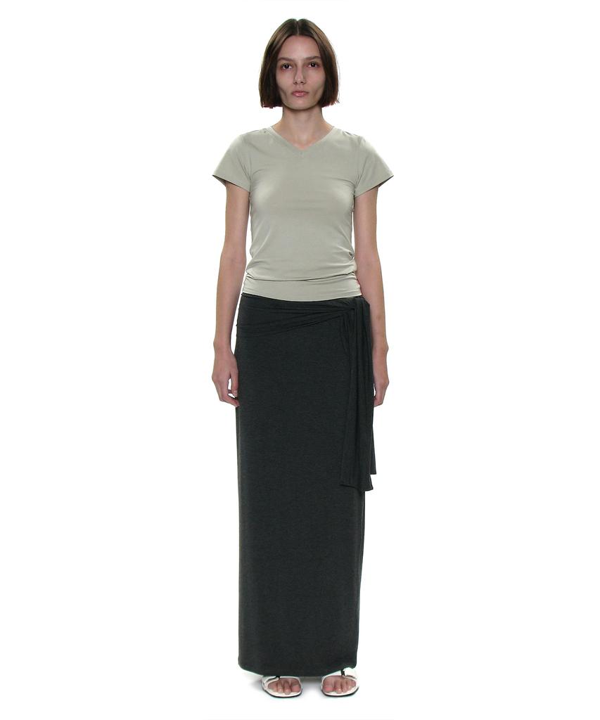 PARTIMENTO WOMEN Pwc V-Neck Baby Tee_Dusty Mint