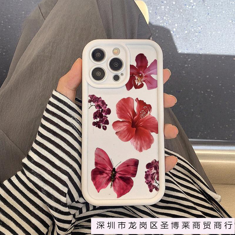 Applicable to iPhone13/14 Apple 15ProMax niche flowers and plants 11/12 anti-drop 16plus all-inclusive mobile phone case