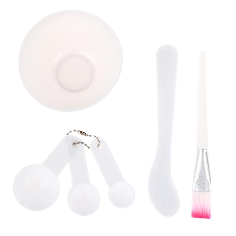 4Pcs Facial Brush Mask Bowl Spoon Set Mask Brush Bar Diy Beauty Tools Skin Care