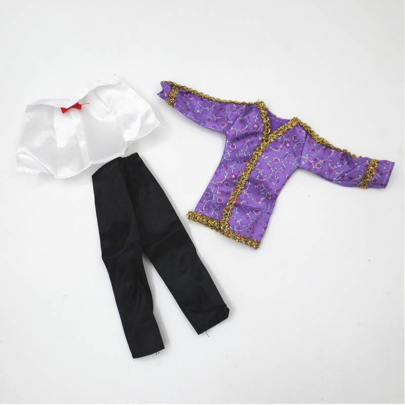 1SET 1/6 košile a kalhoty na běžné nošení Šortky pro panenku Ken Boy Letní outfity Krátké kalhoty Šaty pro panenku Barbie Příslušenství pro panenku Ken