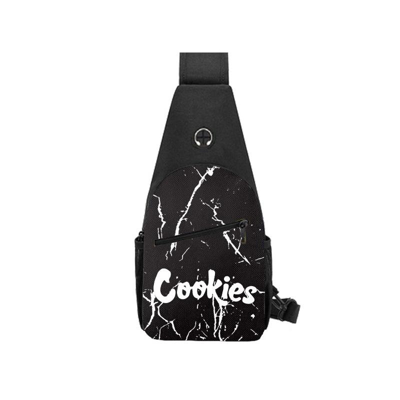 Cook Trend Men'S Breast Bag Fashion Casual Shoulder Bag Multifunctional Waterproof Messenger Bag