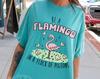 Be A Flamingo In a Flock of Pigeons Shirt, Trending Sarcastic Funny Shirt, Flamingo Tshirt, Flamingo Comfort Colors, Mental Health Shirt