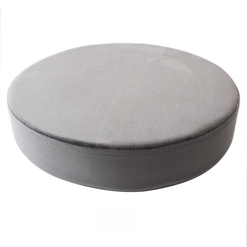 35/40/45/50cm Round Chair Cushion Memory Cotton Office Anti-slip Velvet Anti-fouling Cushion Home Thicken Soft Back Pillows