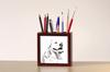 American Bulldog, Old Country Bulldog – Pen holder with a dog, desk organizer with a print | Art-Dog