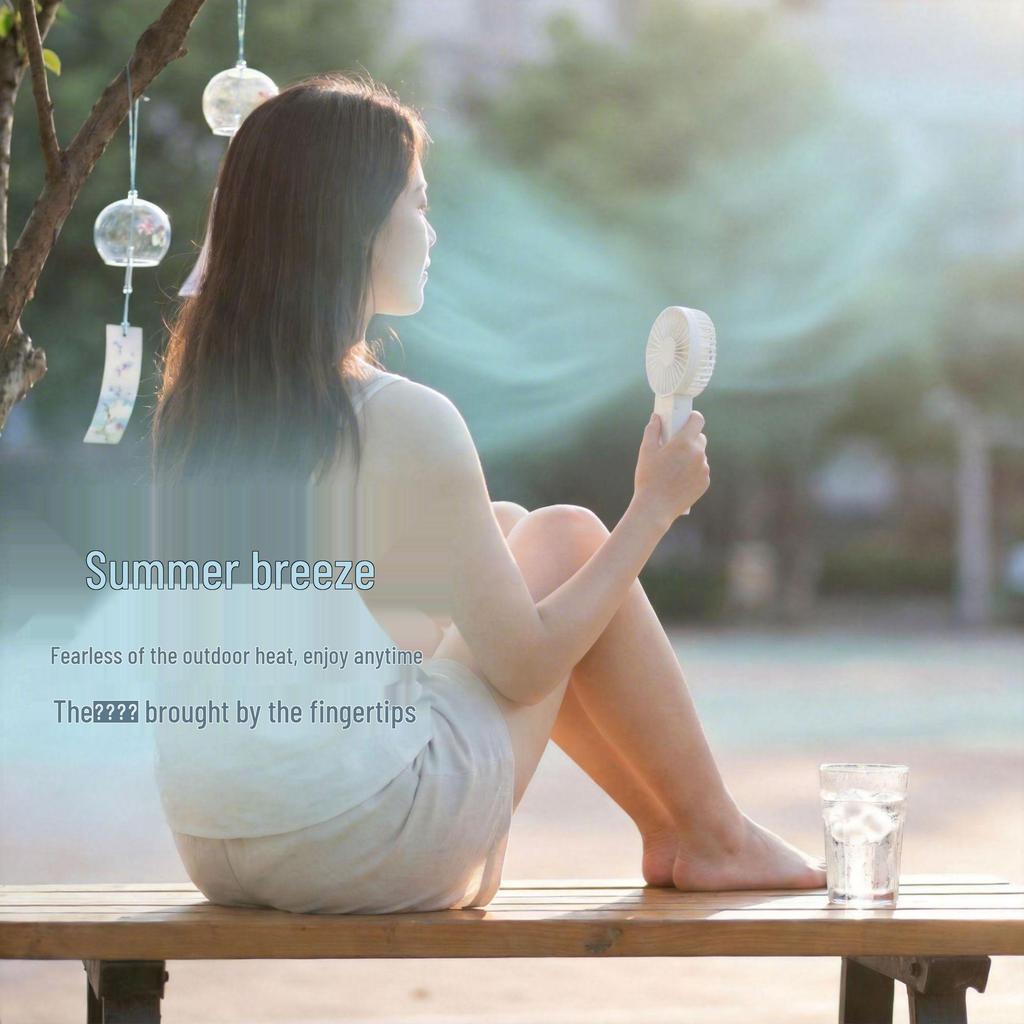 Rechargeable Mini Portable Handheld Fan for Office & Travel