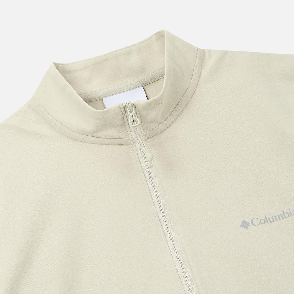 COLUMBIA Women'S 365 Mountain Long Sleeve Half-Zip T-Shirt [Beige]