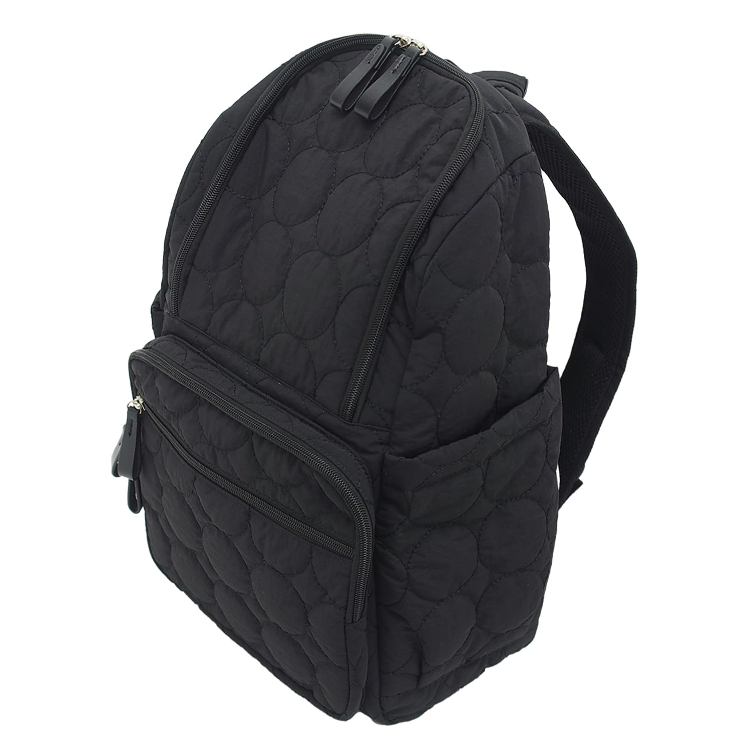 

large abk002 [ON NISHIKI] Mother s backpack, mother s bag, capacity, lightweight, multi-functional, quilted, unisex, self-supporting, one-touch чорний