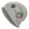 Custom Retro Video Game Controller Skullies Beanies Caps Cool Winter Warm Women Knitted Hat Unisex Adult Gamer Gift Bonnet Hats