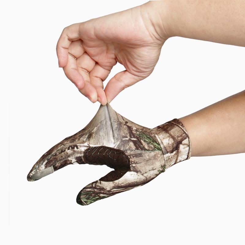 Hunting Camo Gloves Bionic Elastic Touch Screen Gloves Shooting Anti-Slip Fishing Camouflage Full Finger Gloves