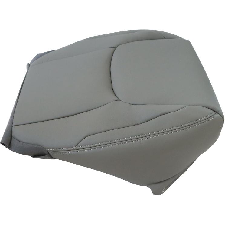 GXARTS Gray Driver Side Bottom Microfiber Leather Replacement Seat Cover Compatible with Toyota Sienna 2004 2005 2006 2007 2008 2009 2010