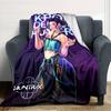 1pc KPop Demon Hunters30 Blanket, Gift, for Men and Women, Soft Blanket, Good for Sofa Bed Couch Travel, Lightweight Flannel Blanket