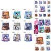 Porta-Chaves de Alta Qualidade Genshin Impact com Design de Dupla Face