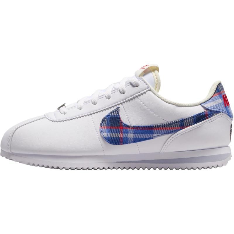 

Nike Cortez Abrasion Resistant Low Top Kids Lifestyle Shoes White Teenagers Sneakers IH7340-191 37.5 белый