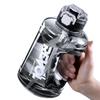 Water Bottle Summer Sports Men's Kettle Outdoor Fitness Large Capacity Ton Barrel Food Grade High Temperature Resistant Plastic Straw Water Cup