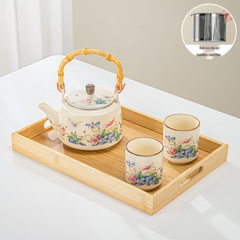 Lainuo Butterfly Bloom Bamboo Tea Set
