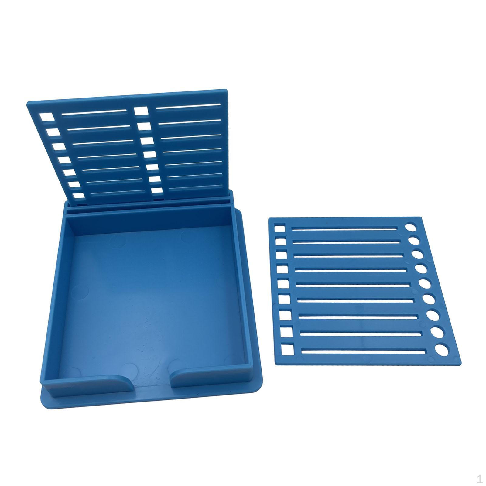 

Креативный органайзер для заметок с трафаретом для дома и офиса синий