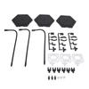 3 Pack Action Figure Stand ABS Stainless Steel Bendable Doll Figure Support Display Holder Base for