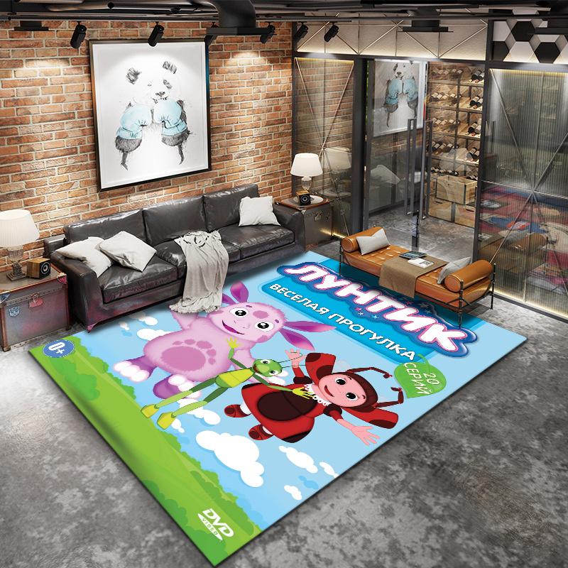 Luntik Carpet Rug for Living Room Bedroom Home Sofa Decoration,Kids play Nonslip Floor Mat