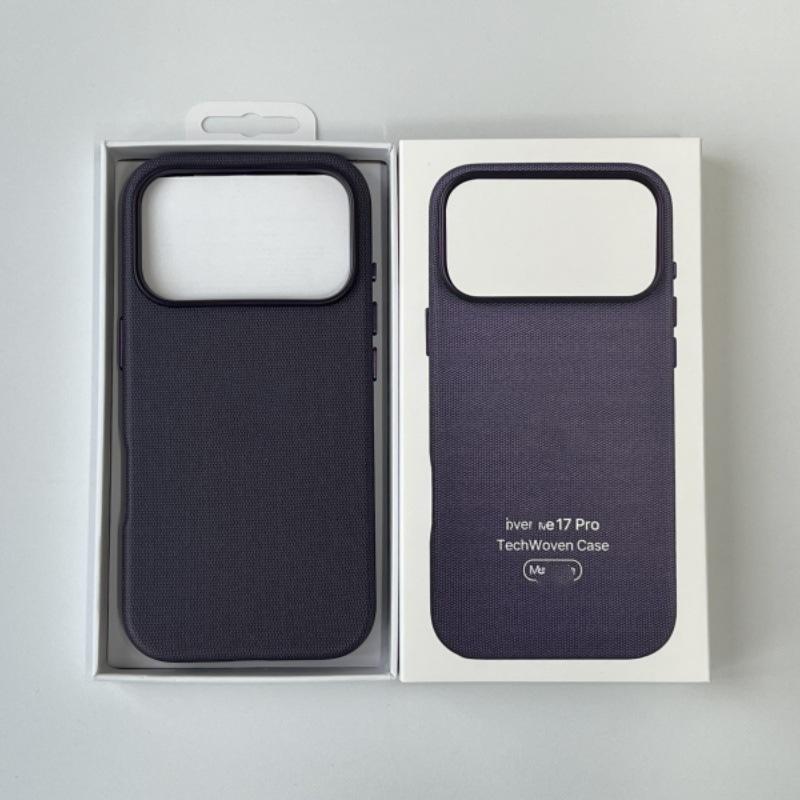 

For Magsafe TechWoven Case with Animation for IPhone 17 Pro Max 17 Pro for Macsafe Magnetic Wireless Charging No Camera Control Button iPhone17 Pro фиолетовый