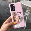 For Oppo A76 Case CPH2375 Fashion Cartoon Girls Cover For Oppo A96 Soft Silicone Case For Oppo A36 A 76 96 OppoA76 OppoA96 Shell