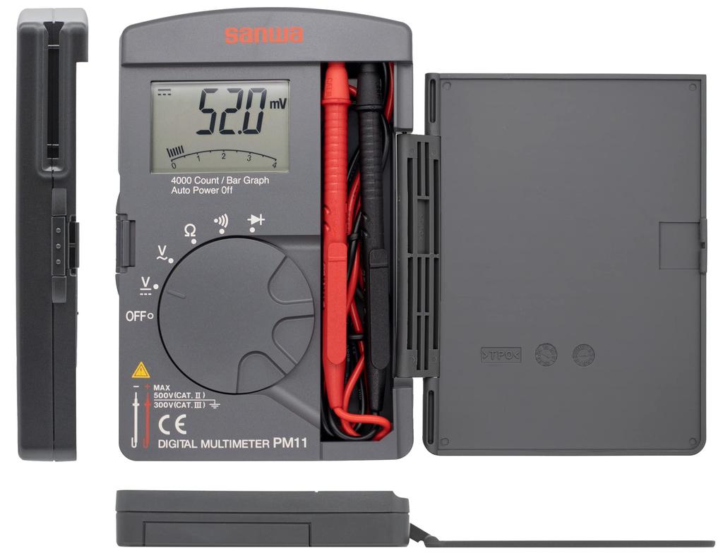 Sanwa elektromos mérő SANWA digitális multiméter PM11 buborékcsomagolás
