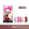 10 pcs/set Mini Beauty Egg Makeup Sponge Cosmetic Puff Dry Wet Makeup Sponge Puff Cushion Foundation Powder Make Up Accessories